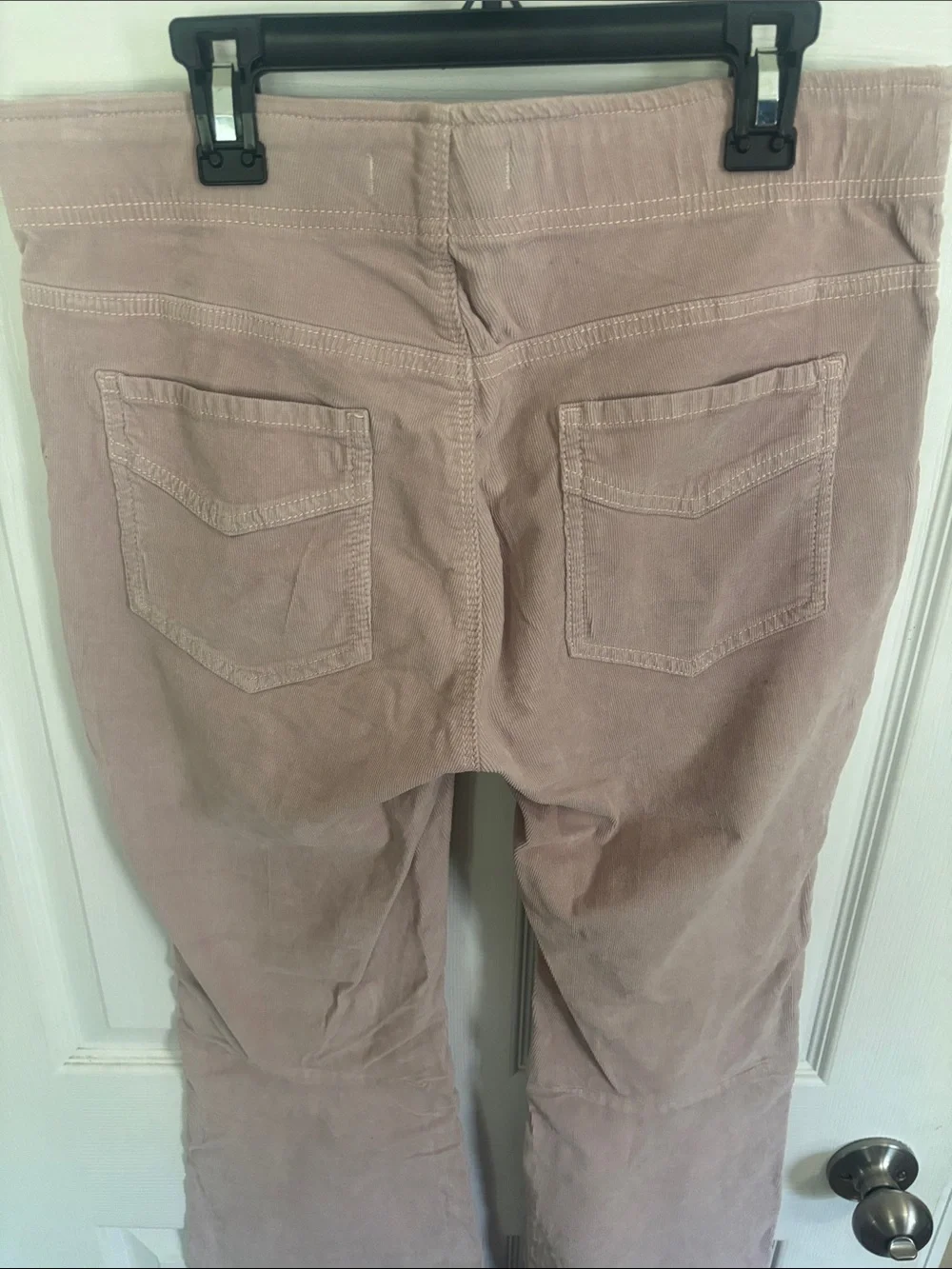 Free People Dusty Mauve Corduroy Flare Jeans